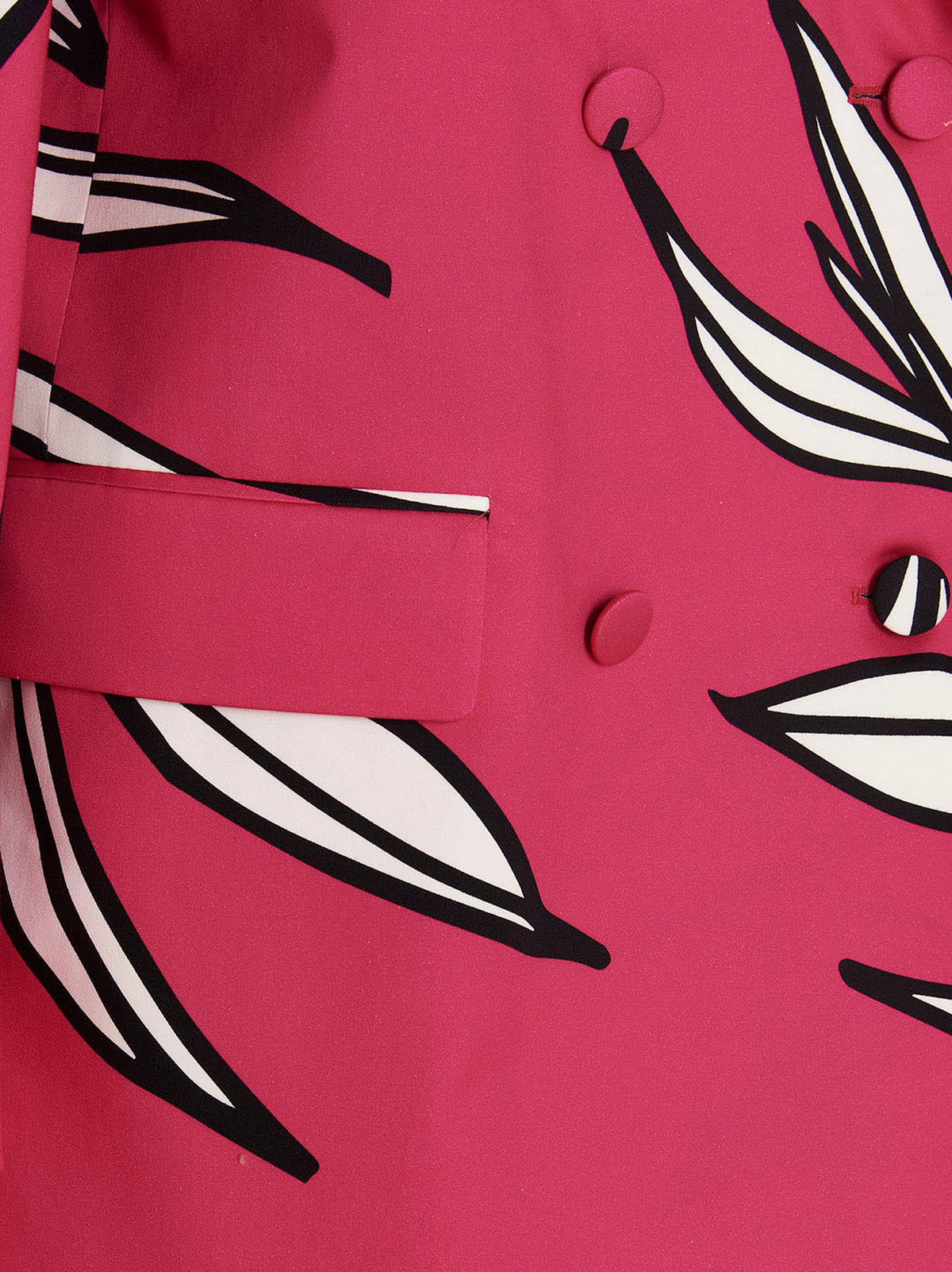 ROCHAS Fuchsia Baumwollblazer