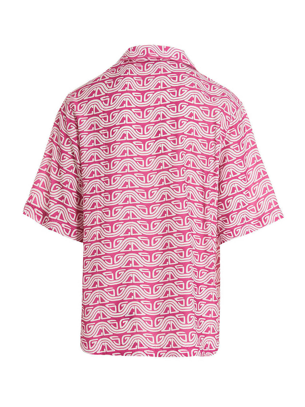 GCDS Fuchsia Viskose-Bluse
