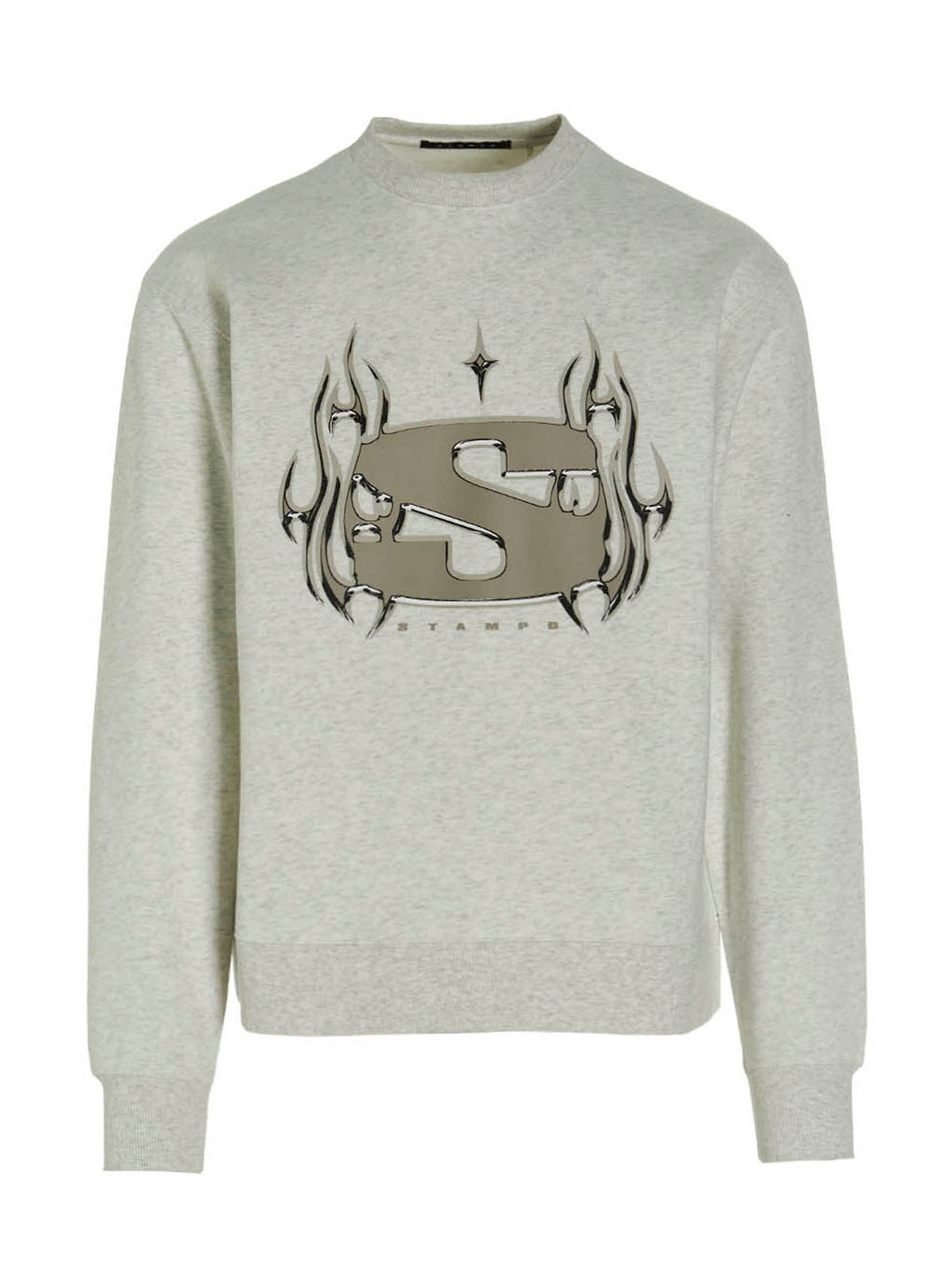 STAMPD Grauer Baumwollpullover