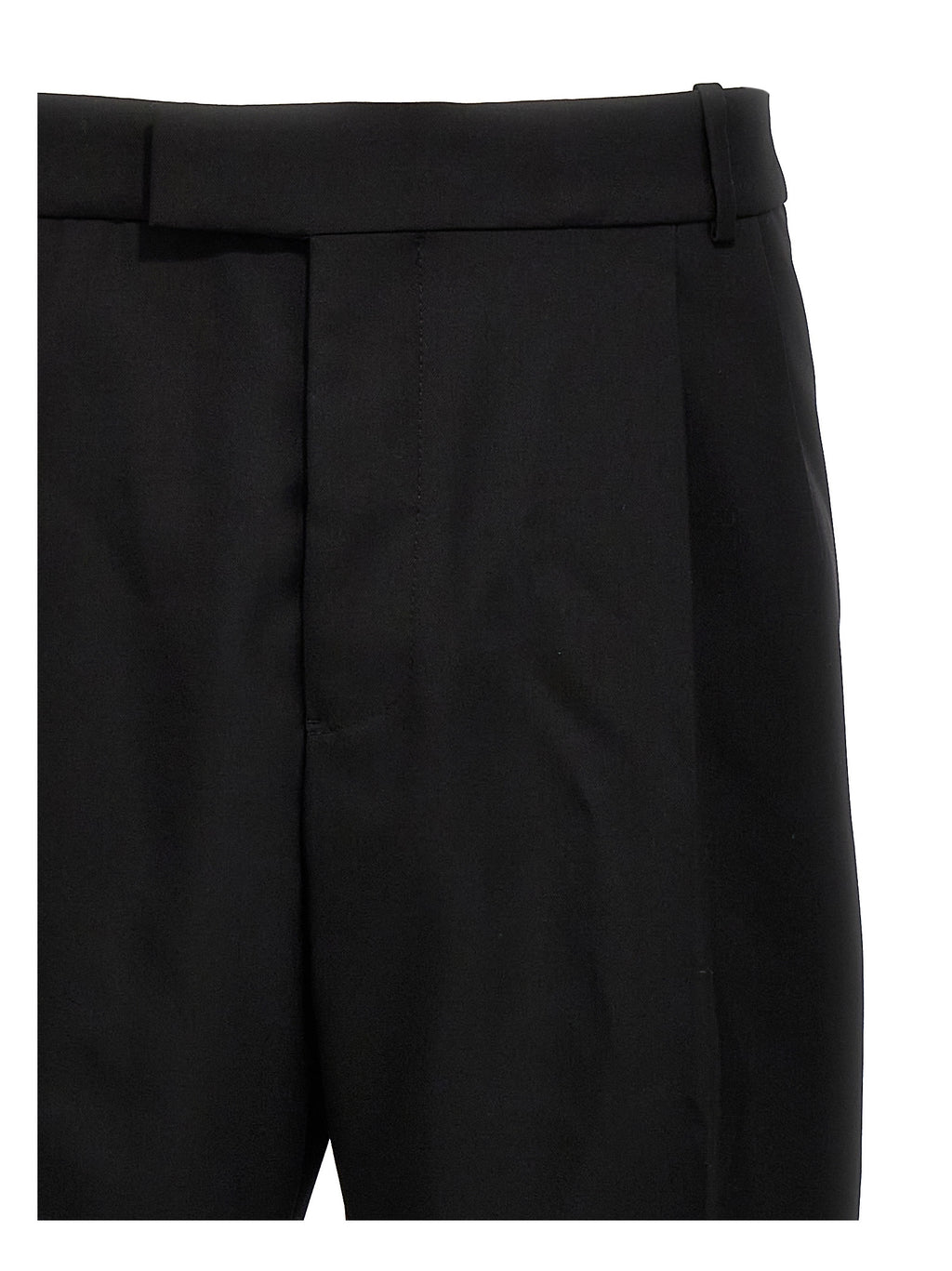Alexander McQueen Schwarze Wollhose