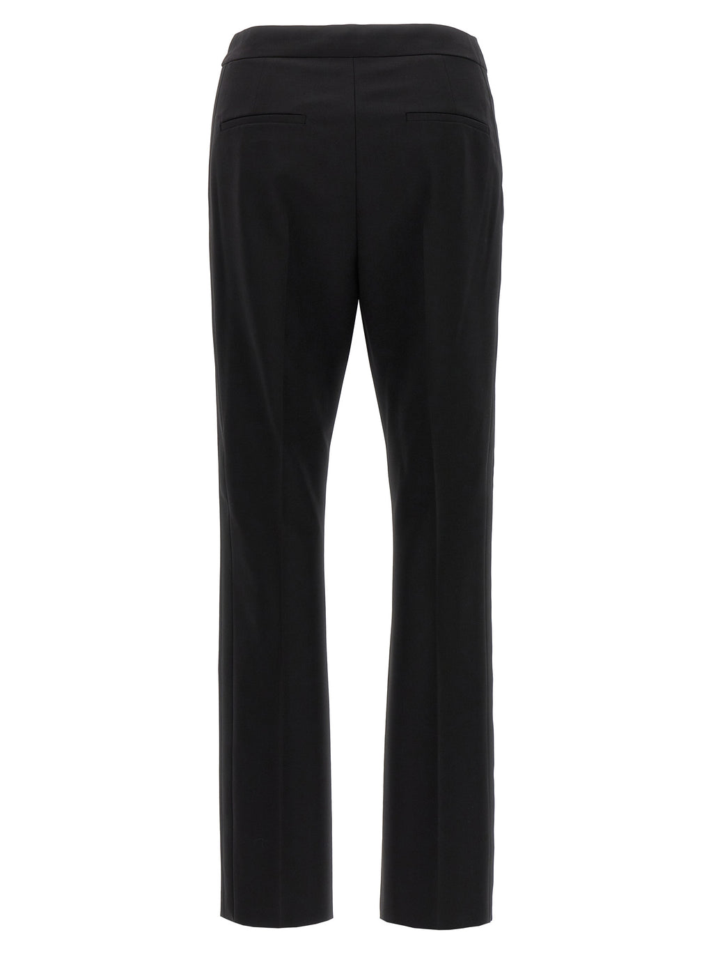 Max Mara Schwarze Hose aus reiner Schurwolle