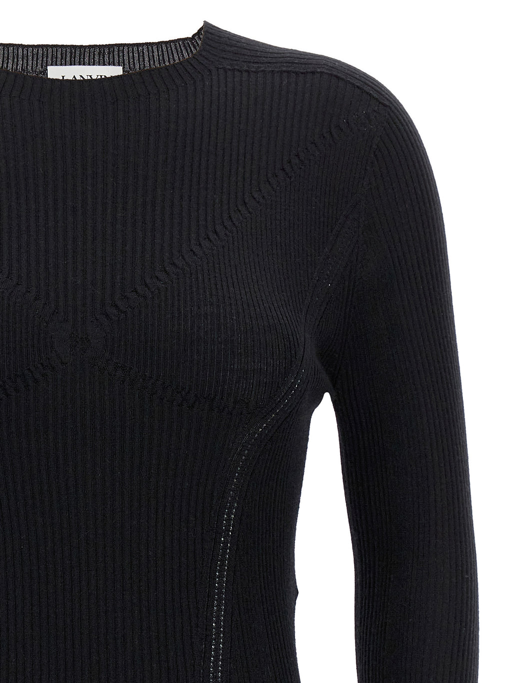 Lanvin Schwarzer Kaschmir-Cardigan