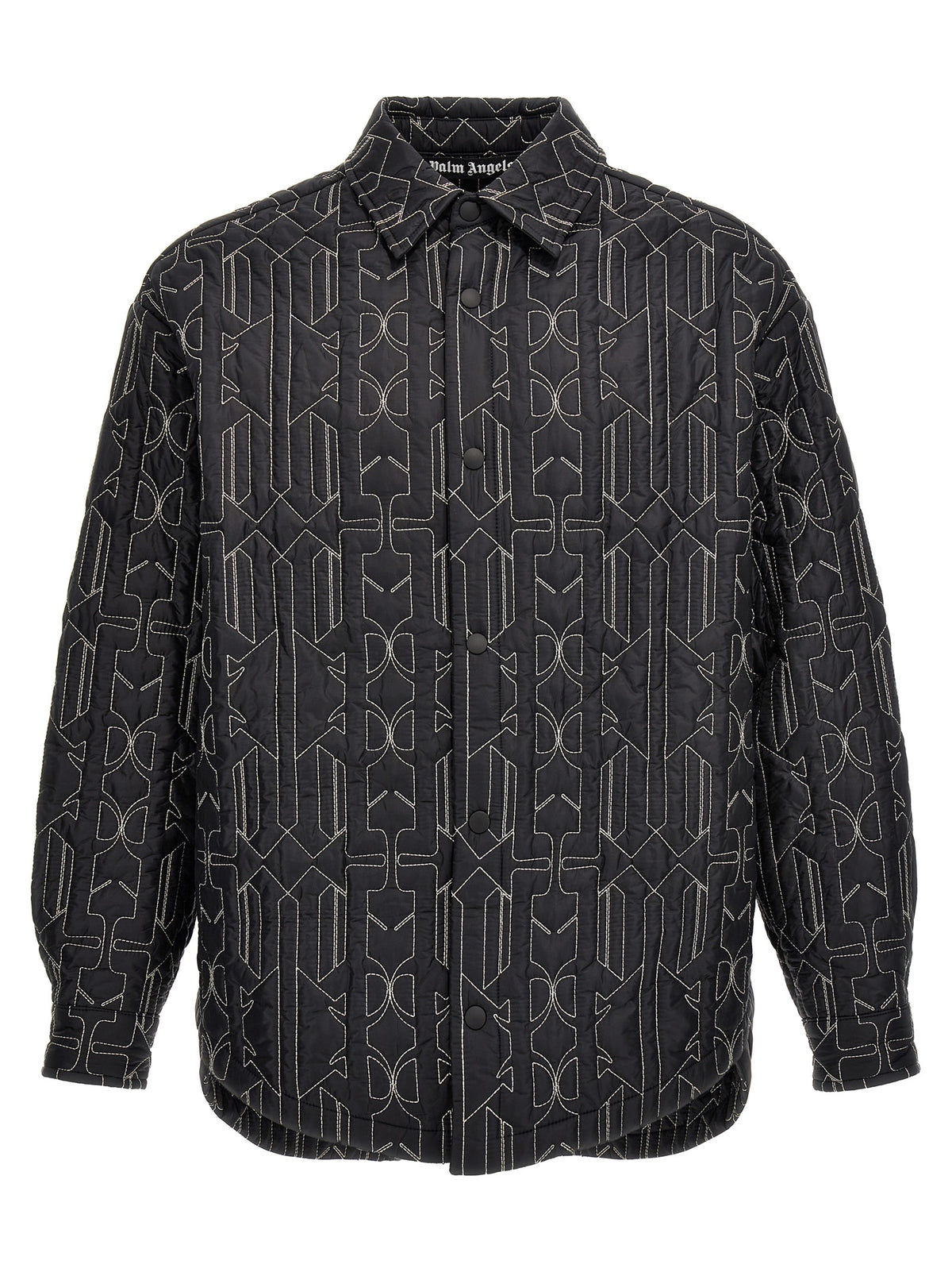 Palm Angels Graue Jacke aus Polyamid