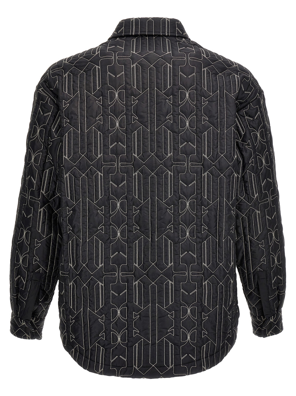 Palm Angels Graue Jacke aus Polyamid