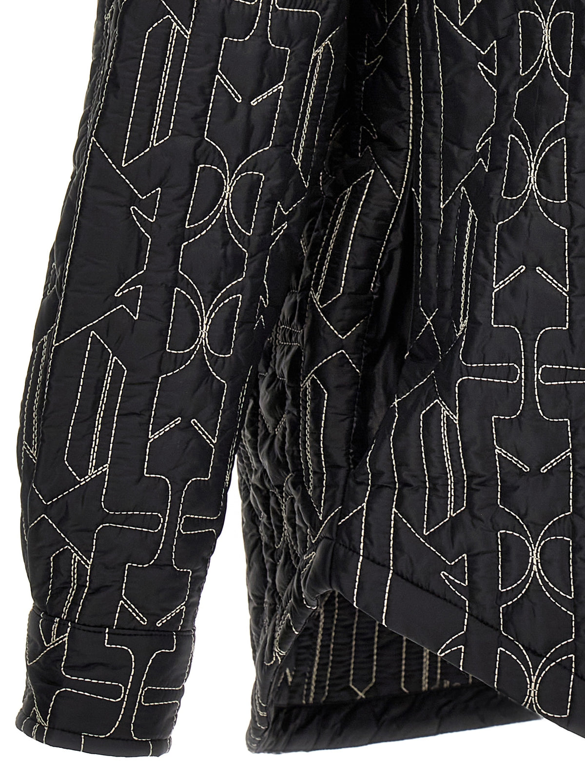 Palm Angels Graue Jacke aus Polyamid
