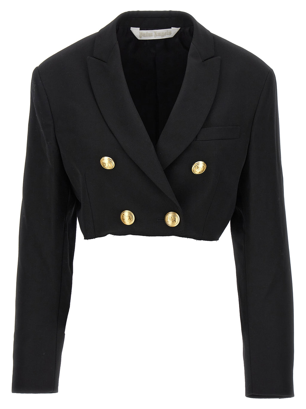 Palm Angels Schwarzer Blazer aus Polyester