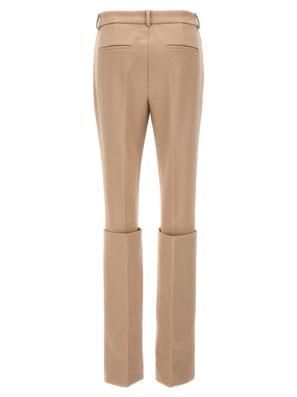 Sportmax Beige Polyester-Hose im Freizeit-Look