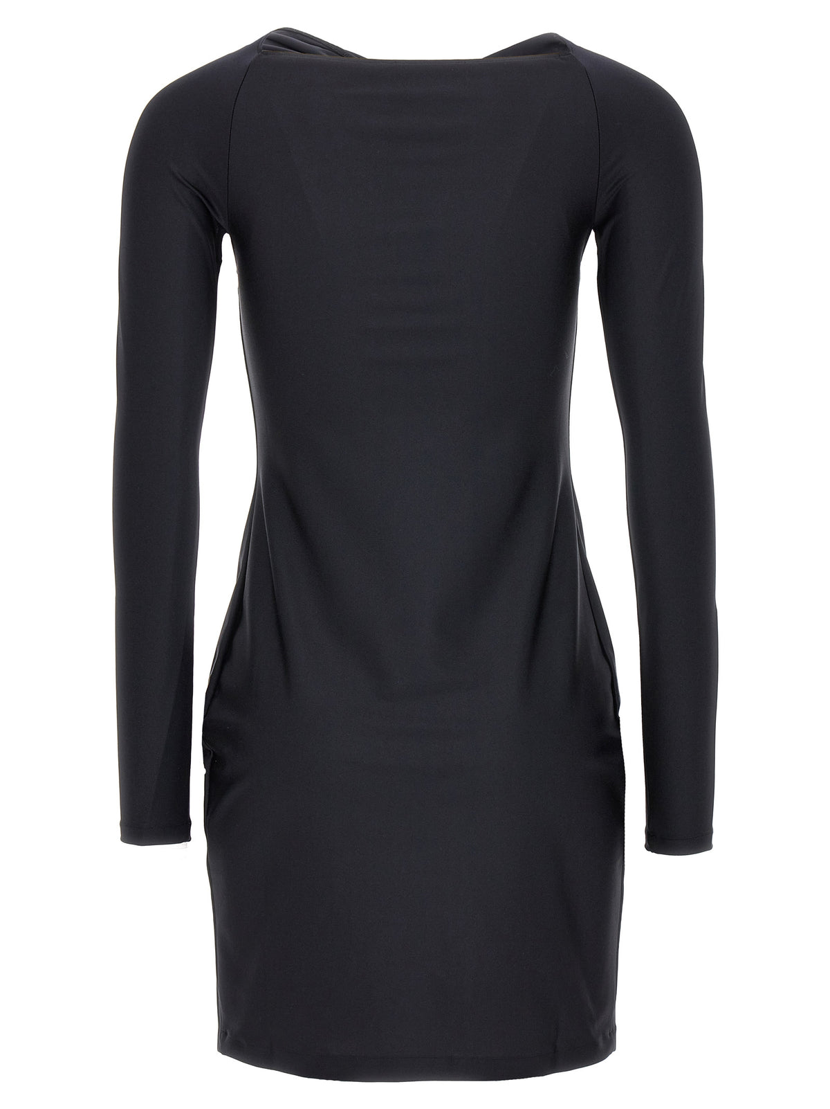 Coperni Kurzes Schwarzes Kleid Aus Polyamid