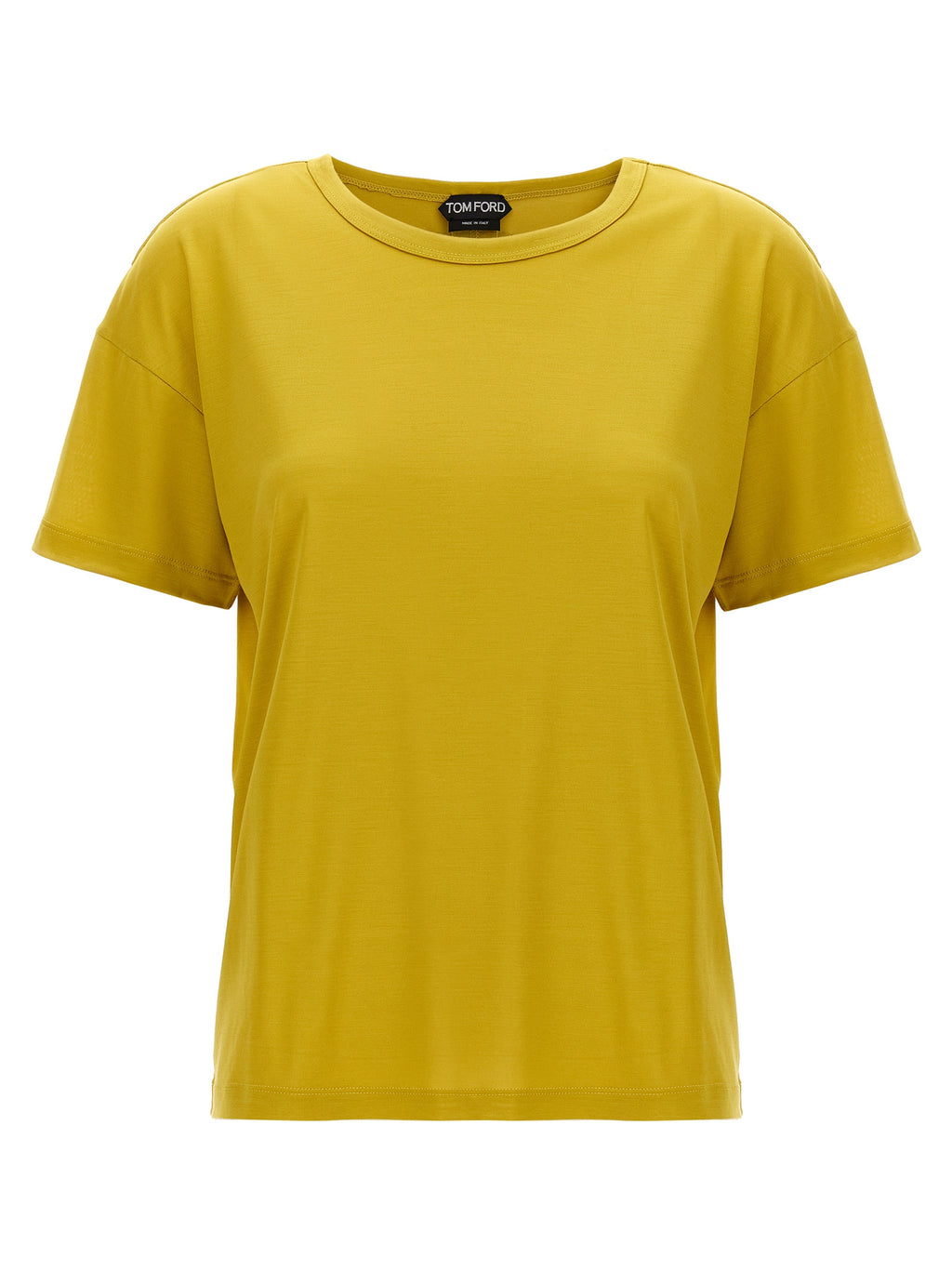 Tom Ford Zweifarbiges Seiden-T-Shirt
