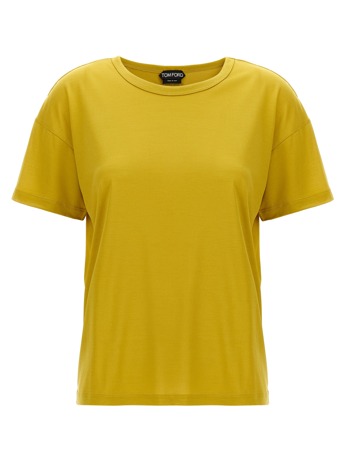 Tom Ford Zweifarbiges Seiden-T-Shirt
