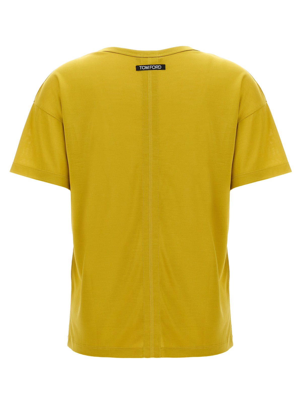 Tom Ford Zweifarbiges Seiden-T-Shirt