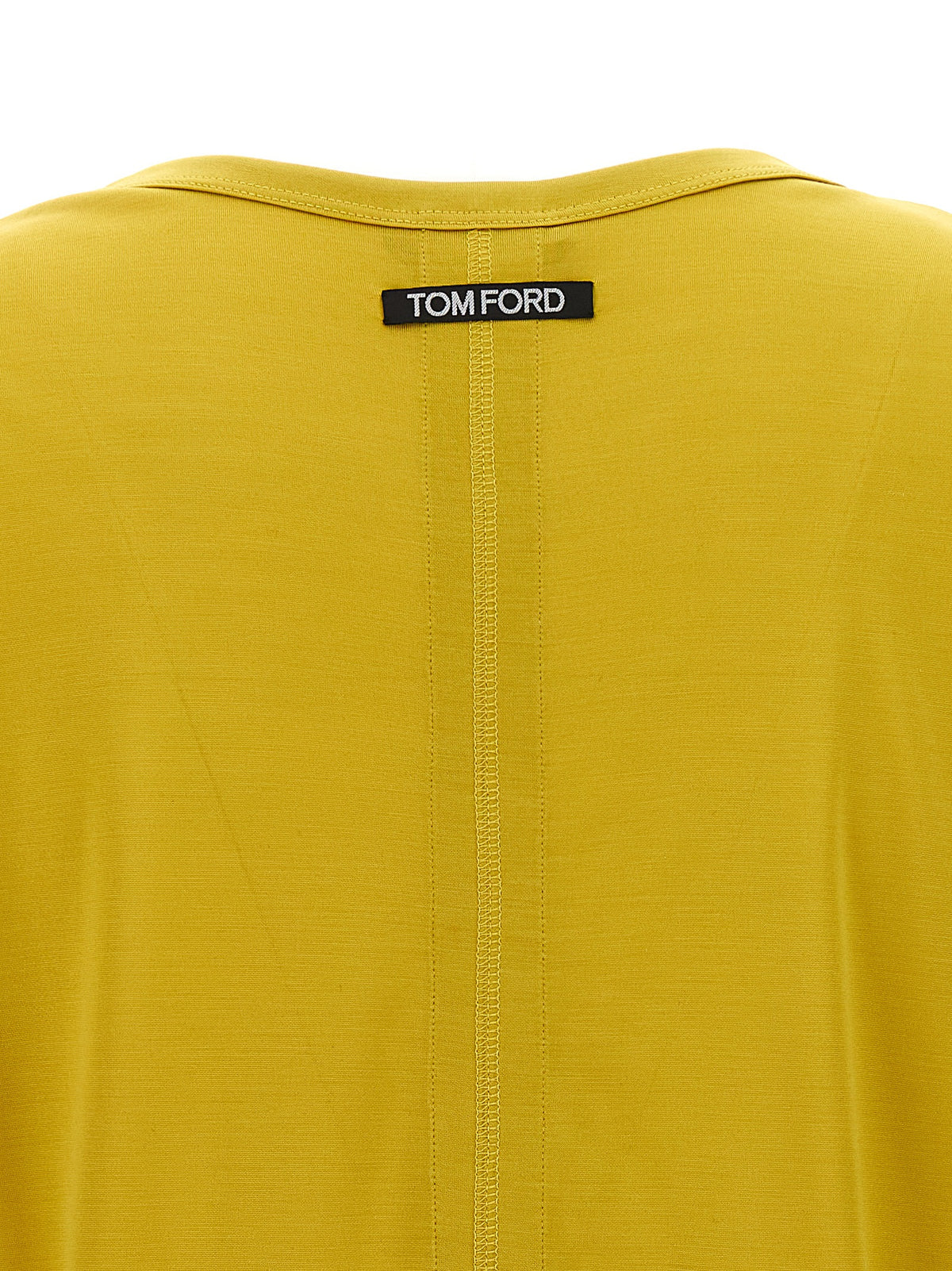 Tom Ford Zweifarbiges Seiden-T-Shirt