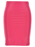 The Attico Fuchsia Polyamid Maxirock