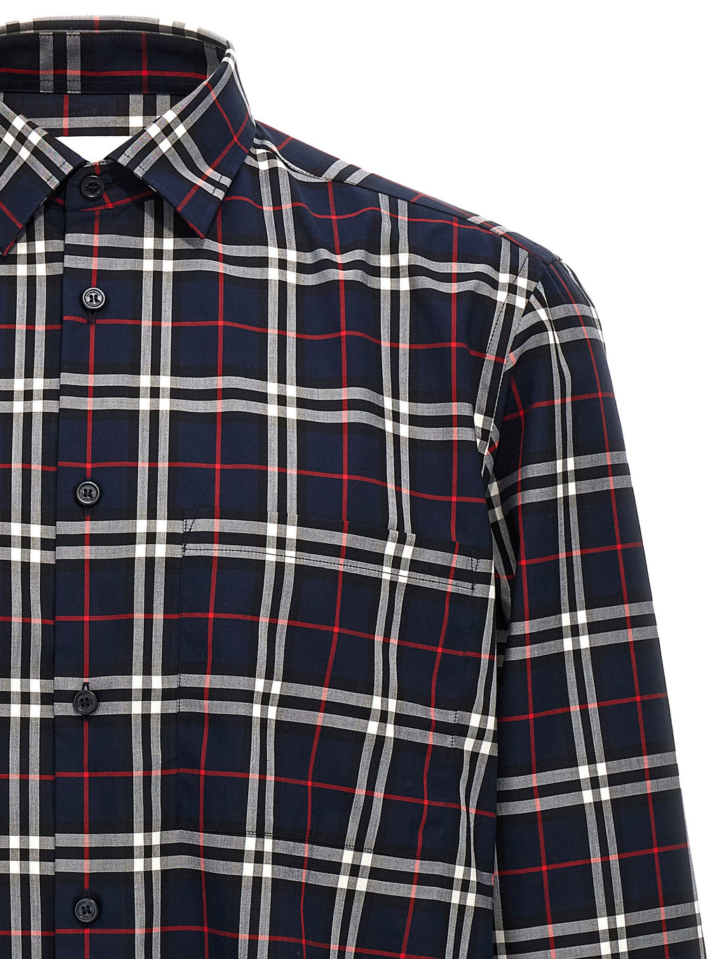 Burberry Blaue Baumwollbluse