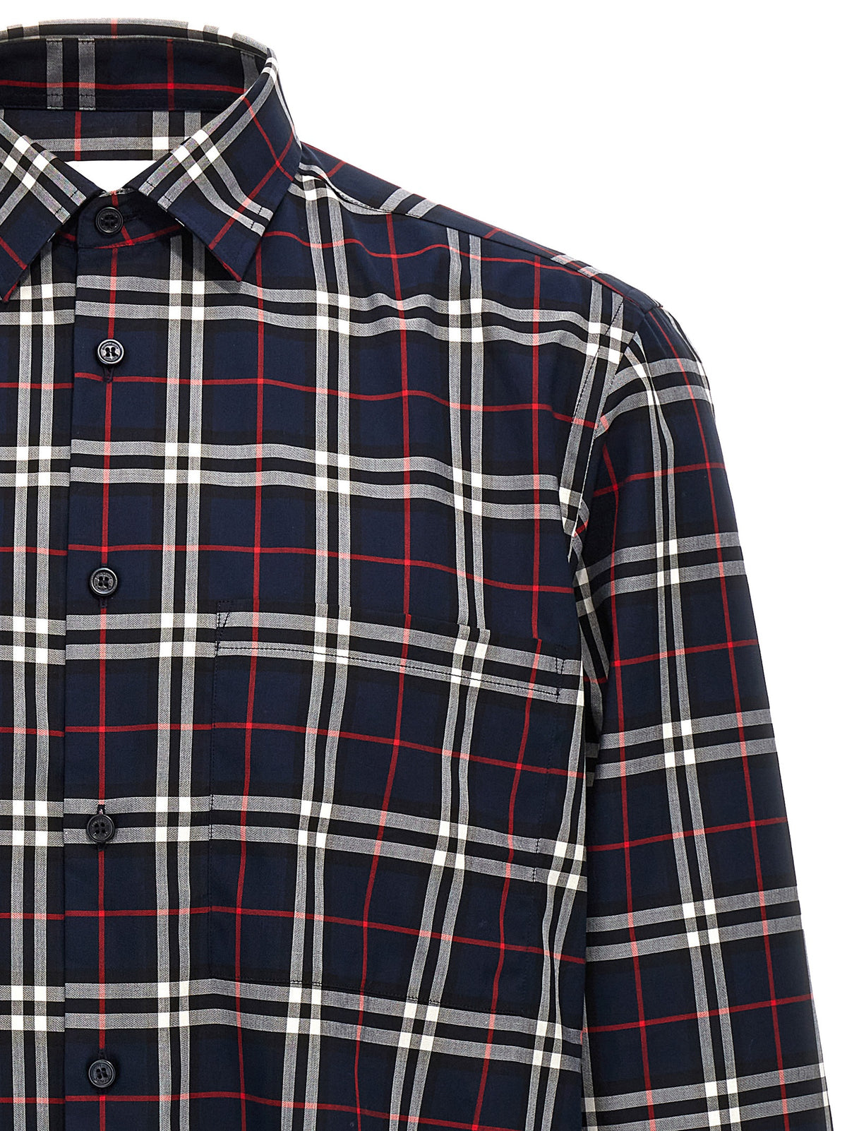 Burberry Blaue Baumwollbluse