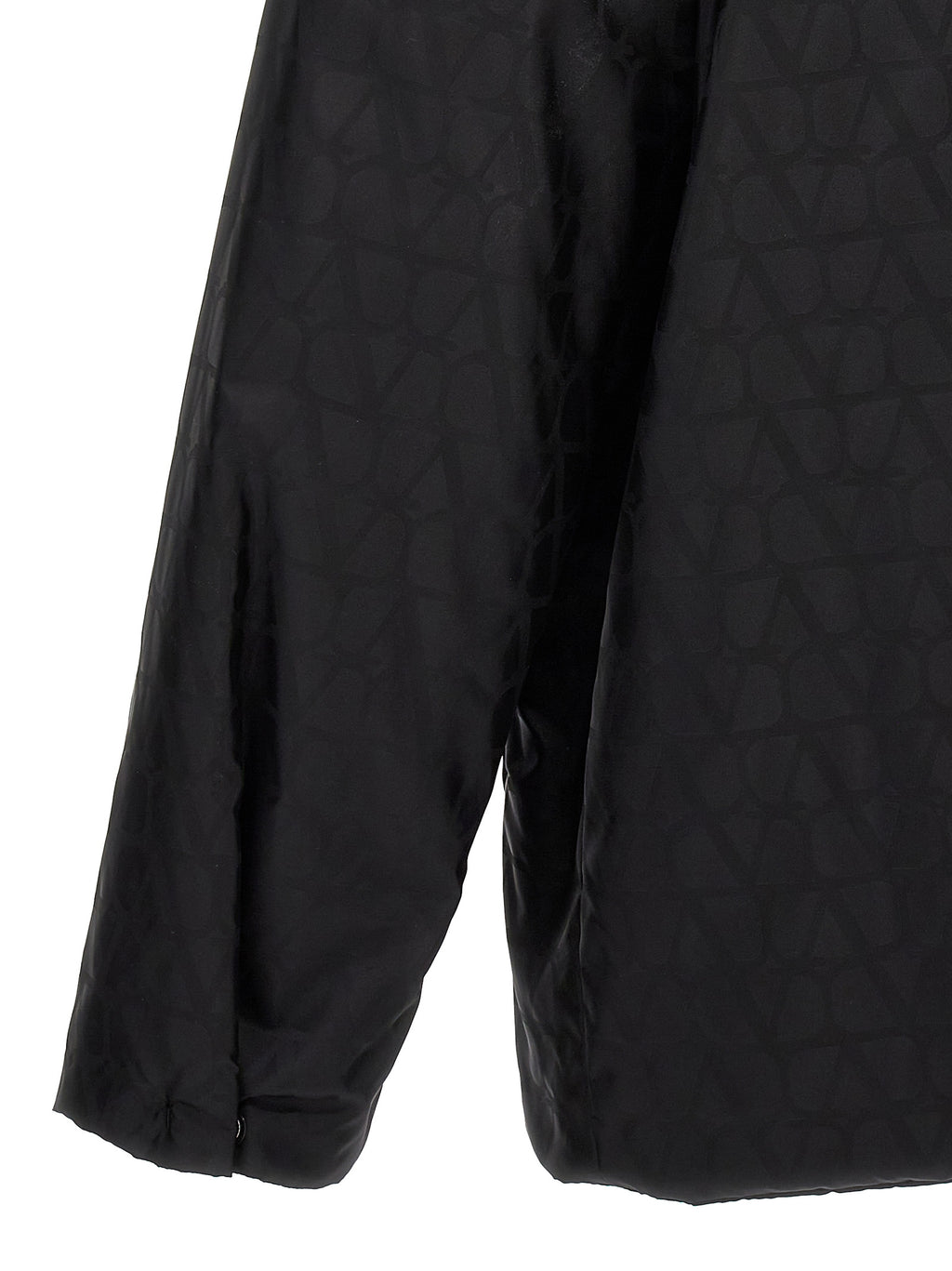 Valentino Garavani Schwarze Polyamidjacke