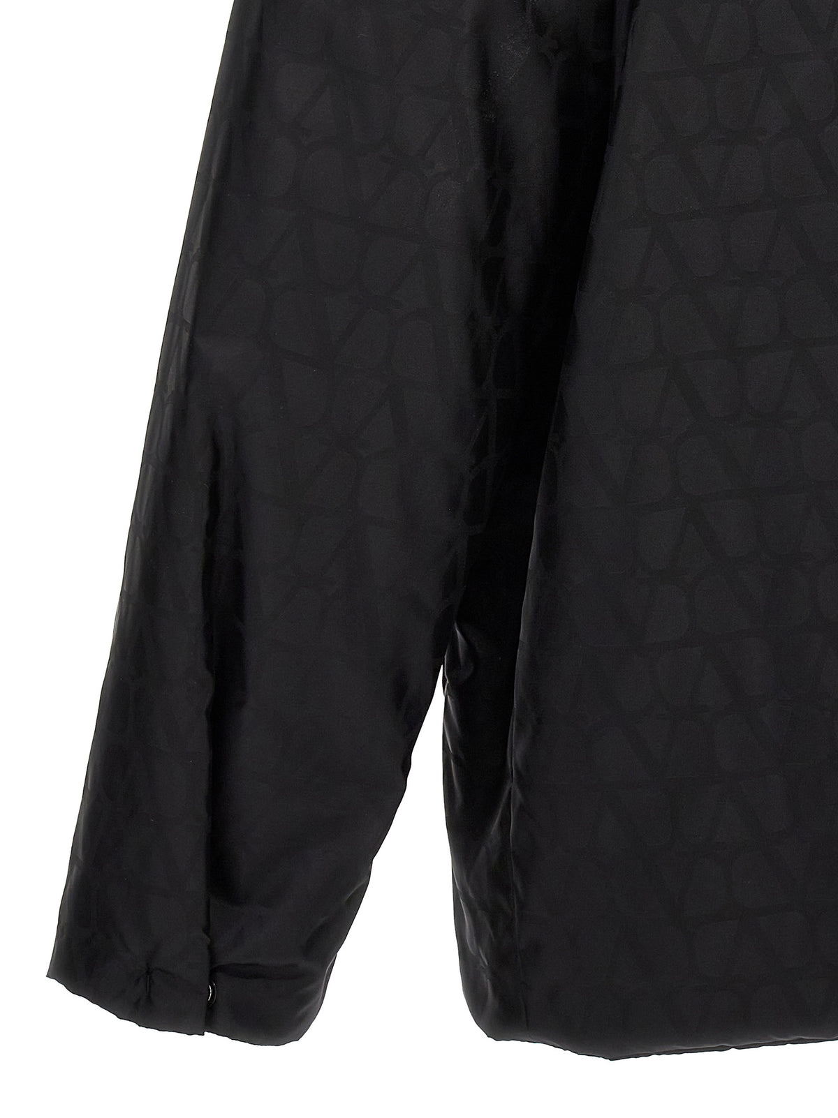 Valentino Garavani Schwarze Polyamidjacke