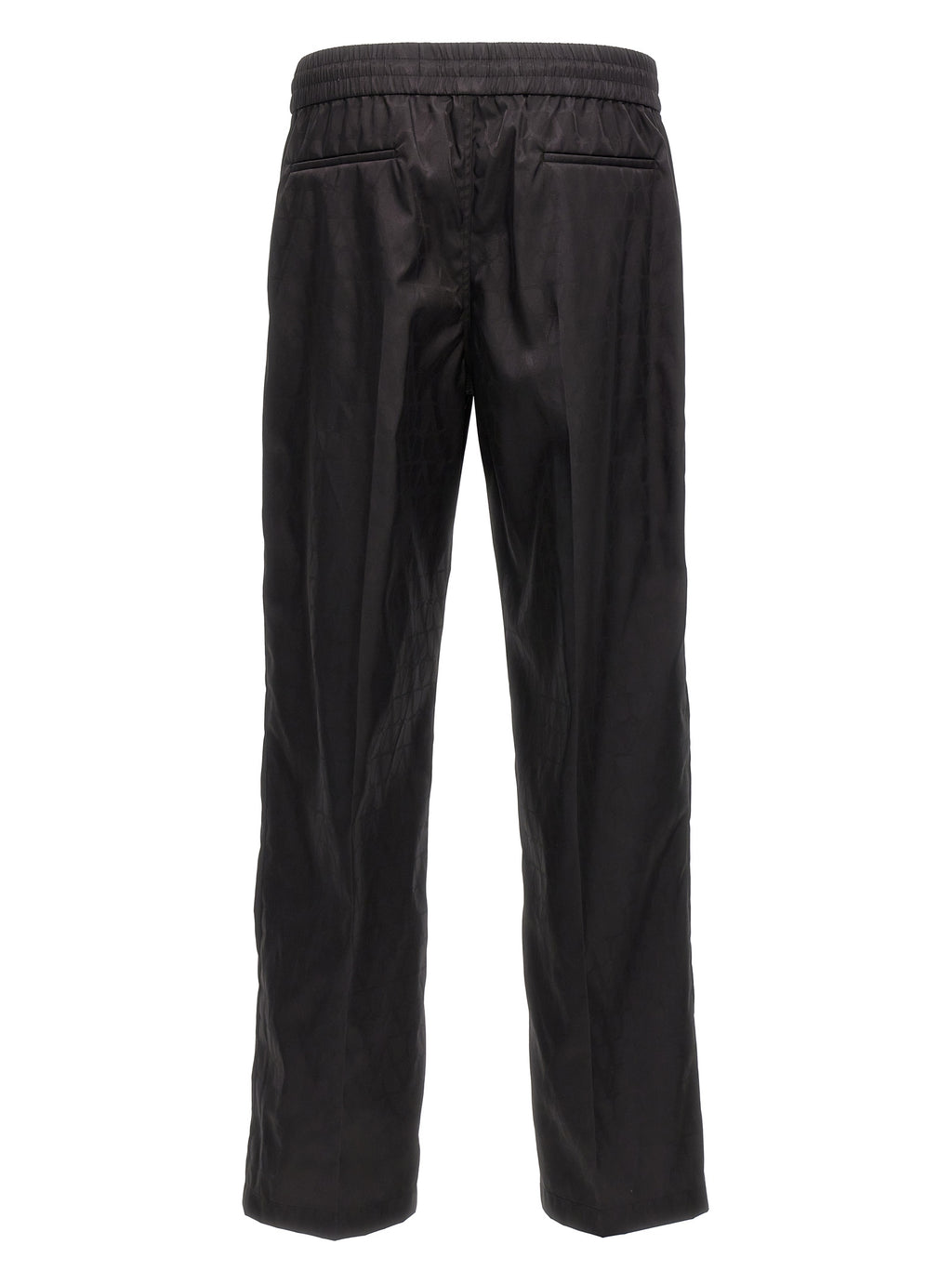 Valentino Garavani Schwarze Polyamid-Freizeithose