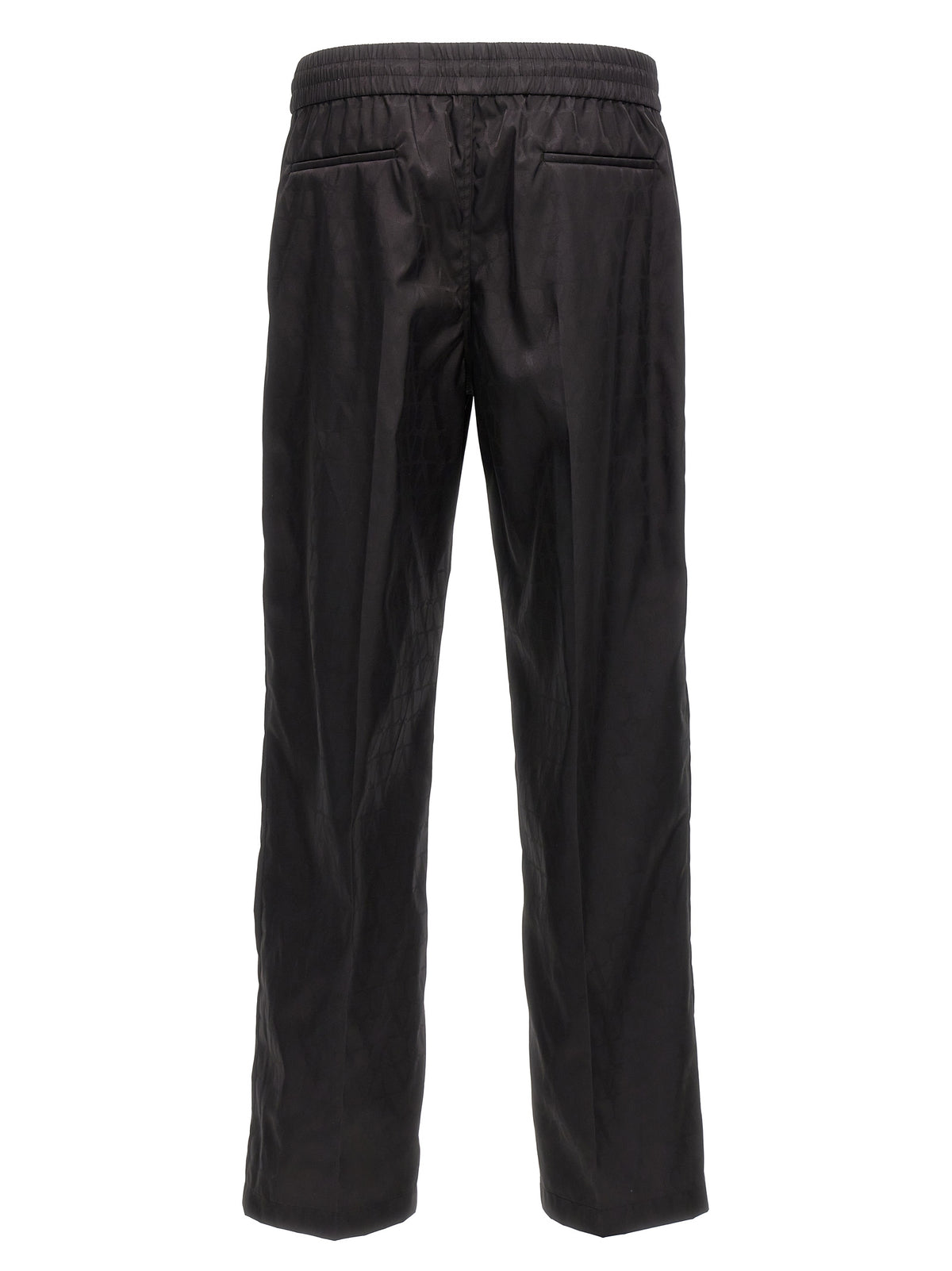 Valentino Garavani Schwarze Polyamid-Freizeithose