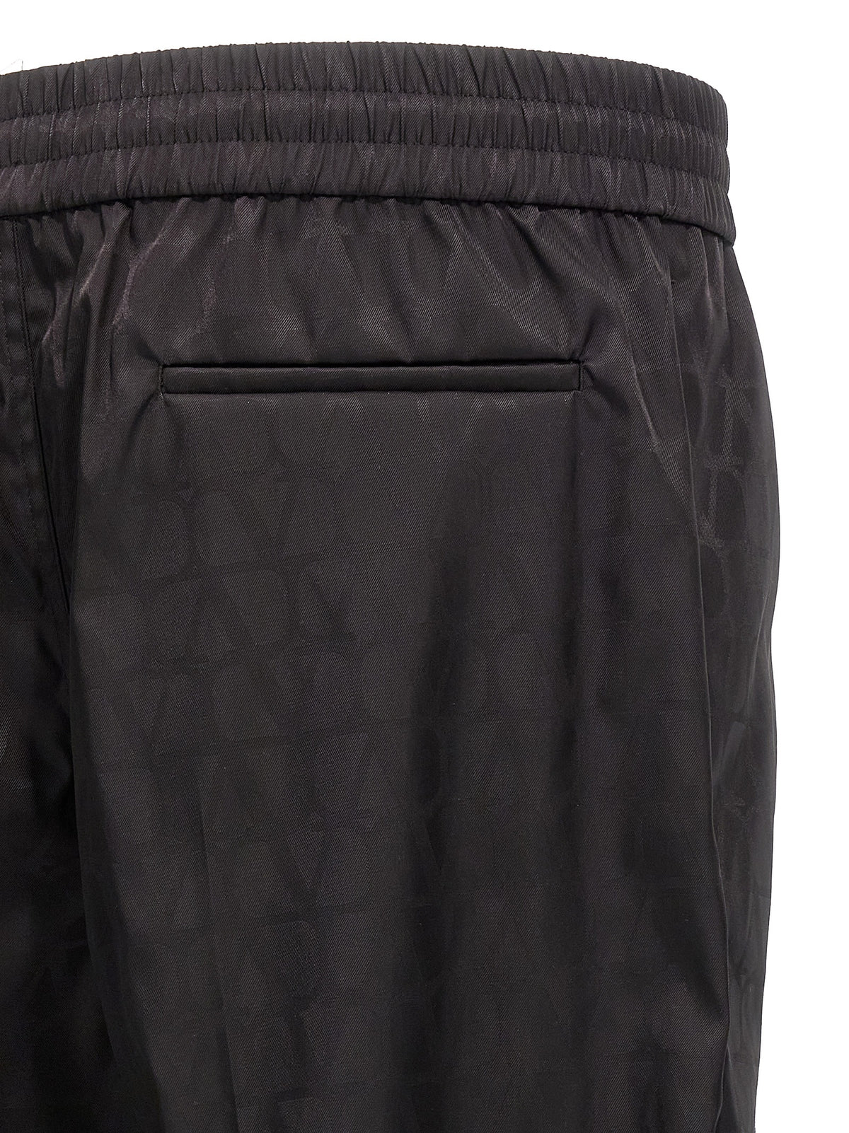 Valentino Garavani Schwarze Polyamid-Freizeithose