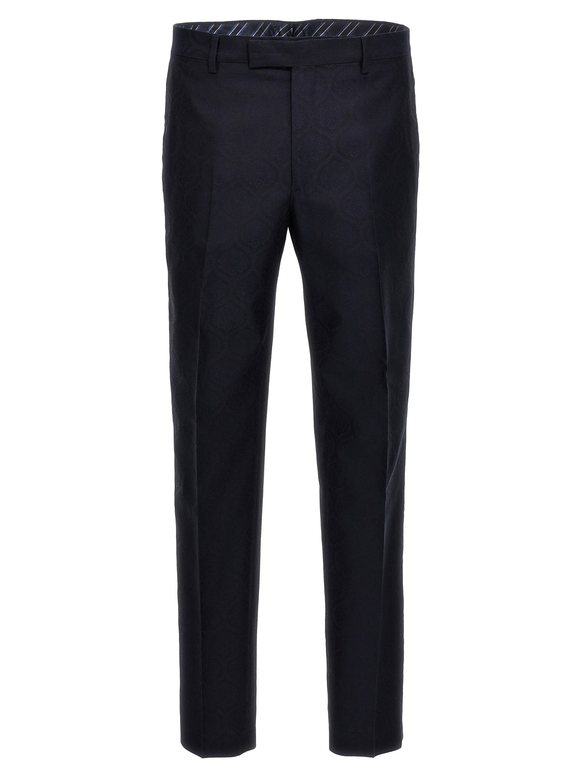 Etro Blaue Baumwoll-Anzughose