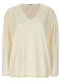 Max Mara Weicher Kaschmir-Cardigan in Weiß