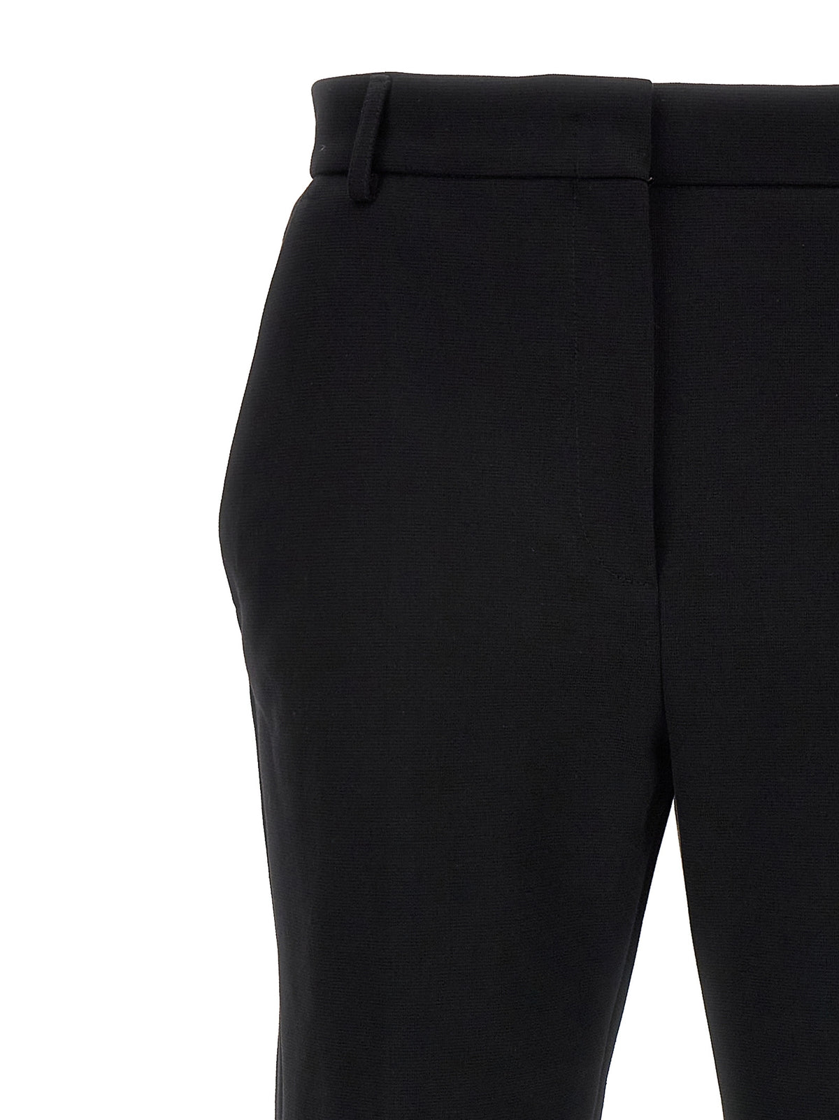 Sportmax Schwarze Baumwoll-Freizeithose