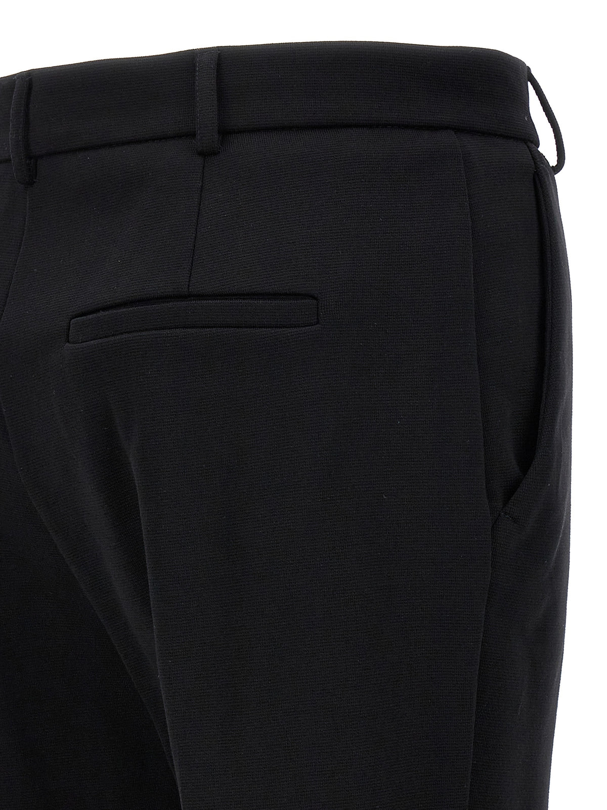 Sportmax Schwarze Baumwoll-Freizeithose
