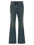 Givenchy Blaue Bootcut-Jeans aus Baumwolle