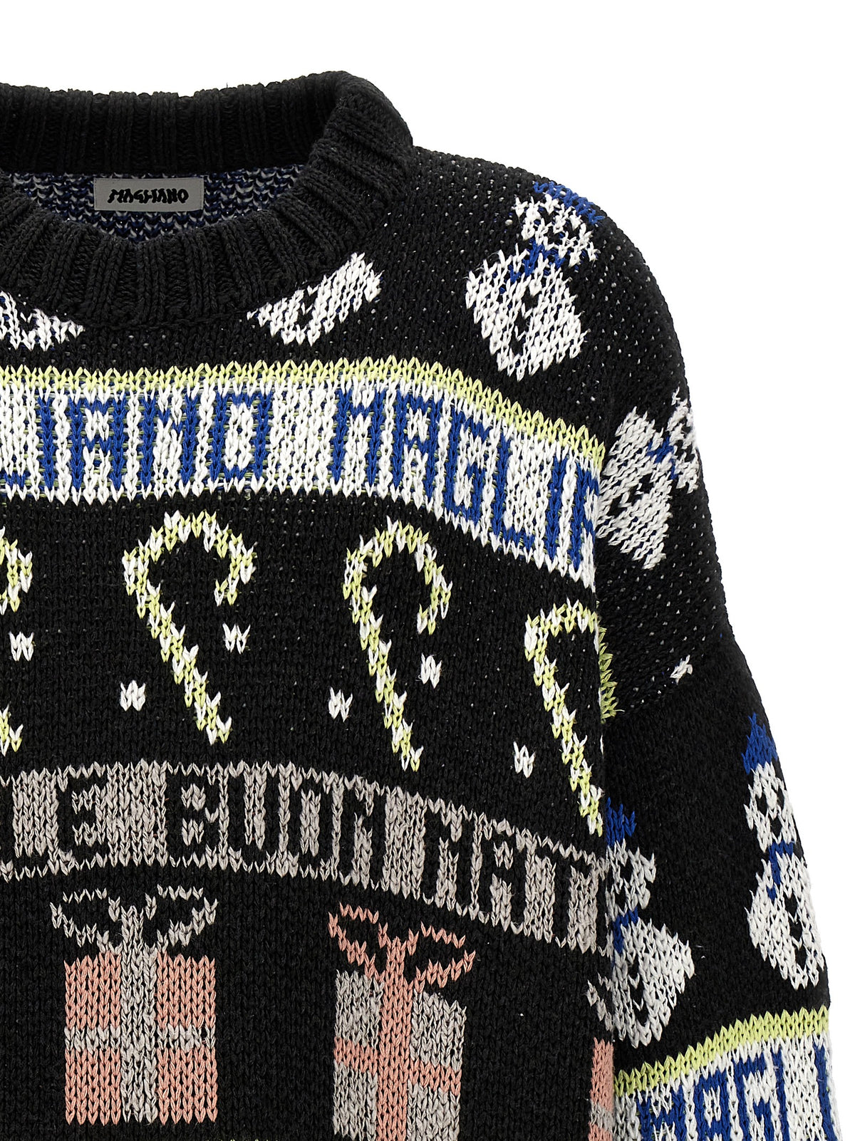 Magliano Schwarzer Baumwollcardigan