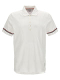 Thom Browne Weißes Poloshirt aus Baumwolle