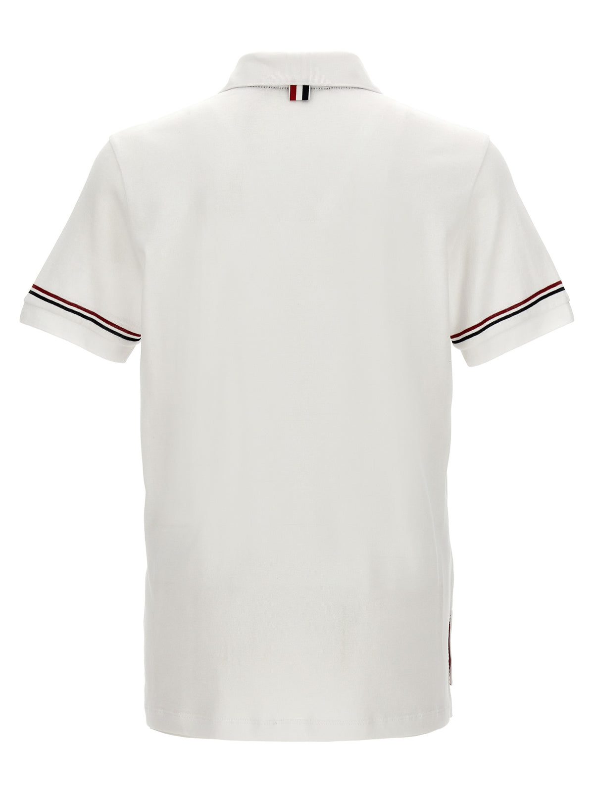 Thom Browne Weißes Poloshirt aus Baumwolle