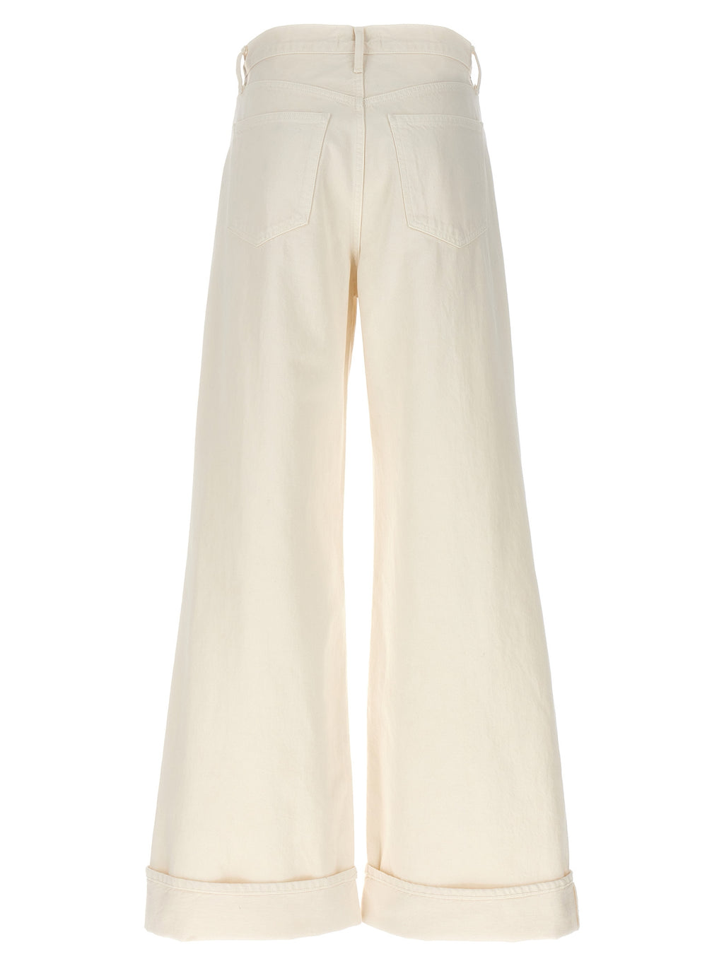 Agolde Weiße High-Waist-Jeans aus Baumwolle