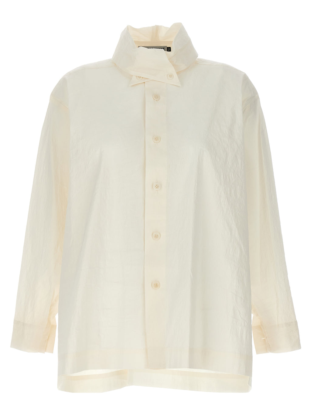 Issey Miyake Weiße Bluse aus Fasern