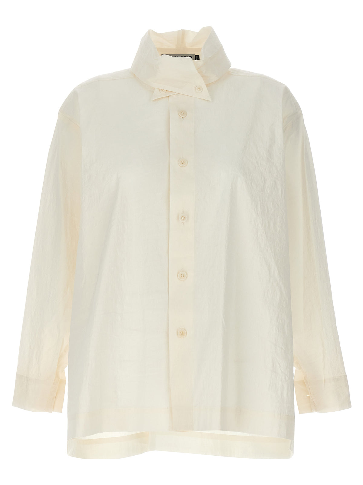 Issey Miyake Weiße Bluse aus Fasern