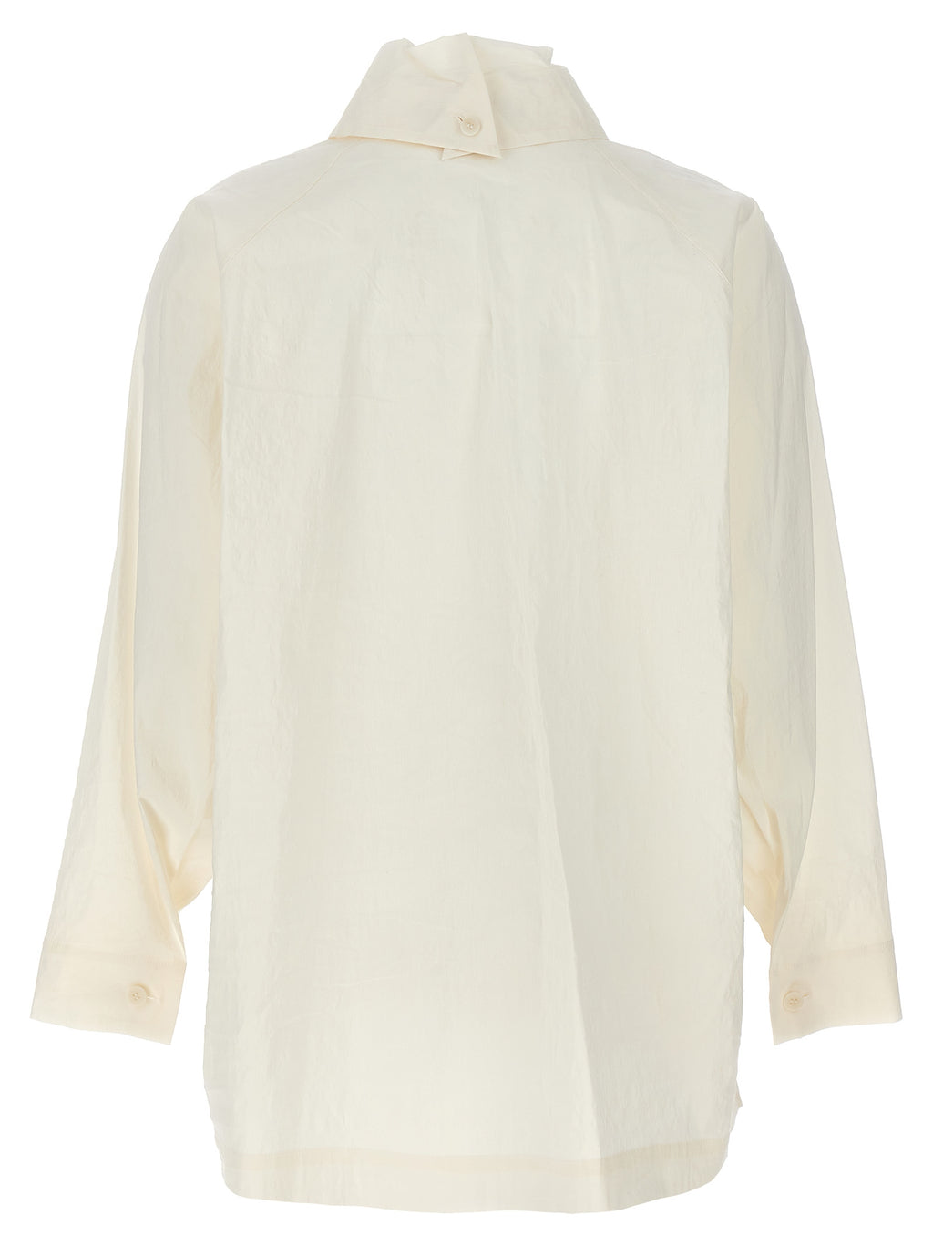 Issey Miyake Weiße Bluse aus Fasern