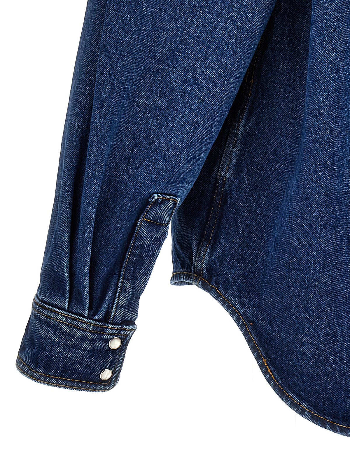 Palm Angels Blaue Jeansjacke aus Polyester