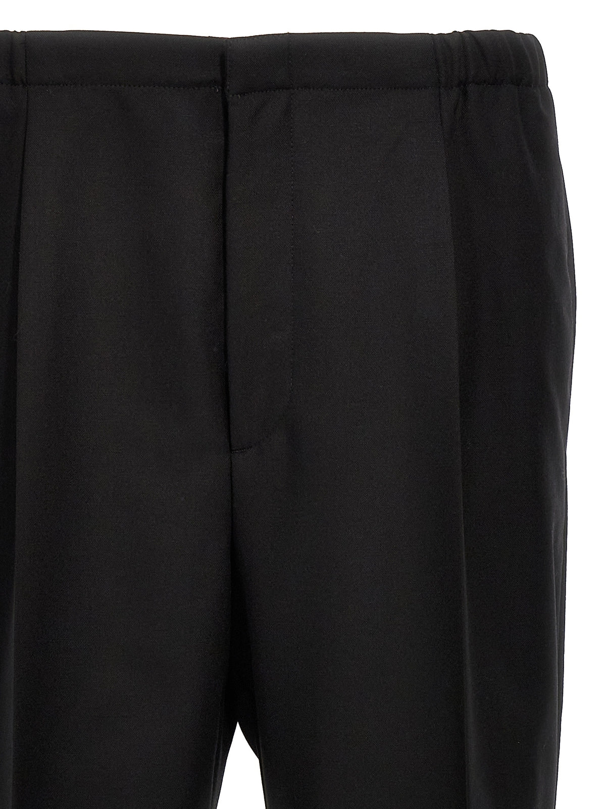 Fendi Schwarze Hose aus reiner Schurwolle