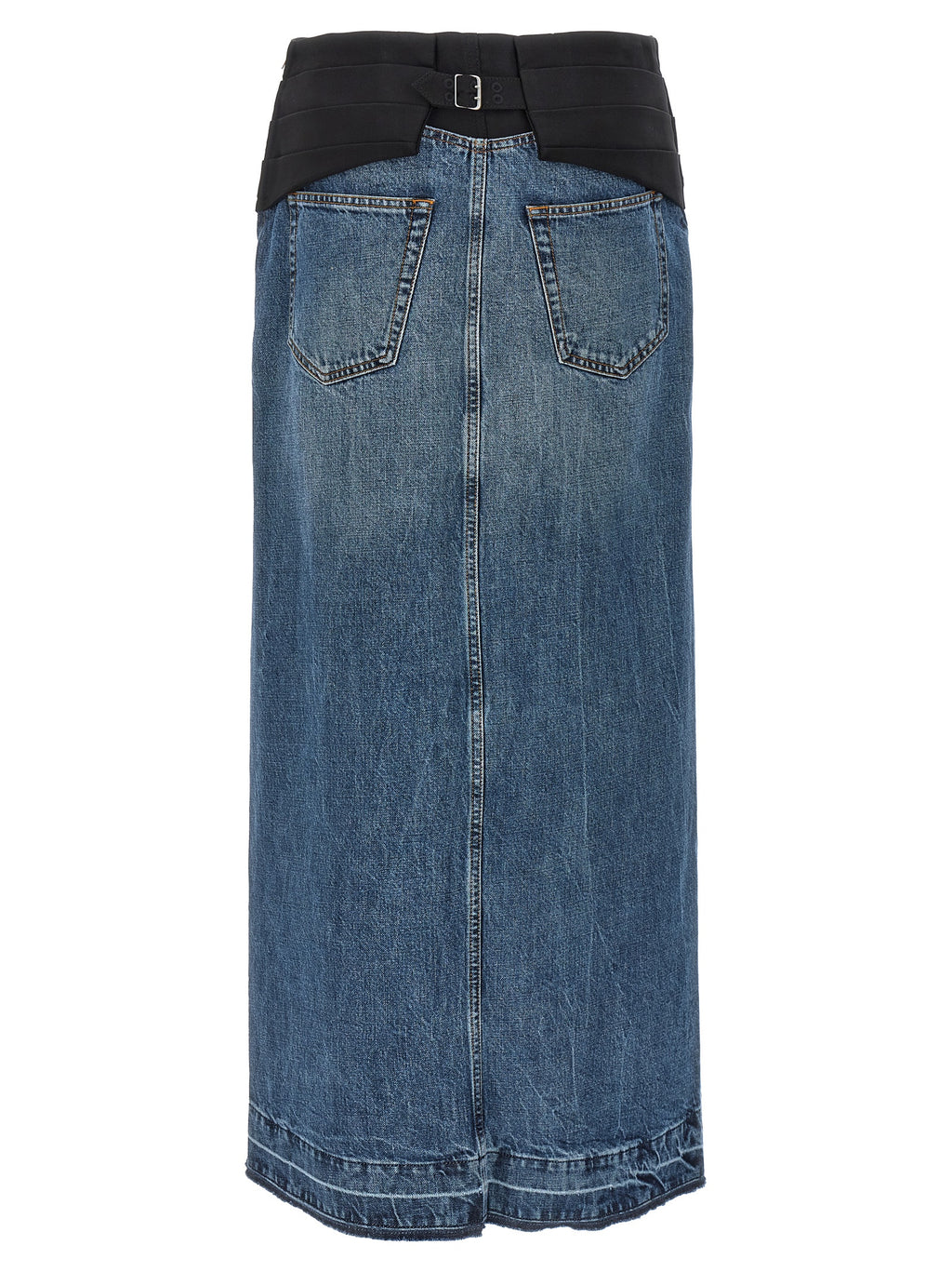 Stella McCartney Blaue Baumwoll-Minirock