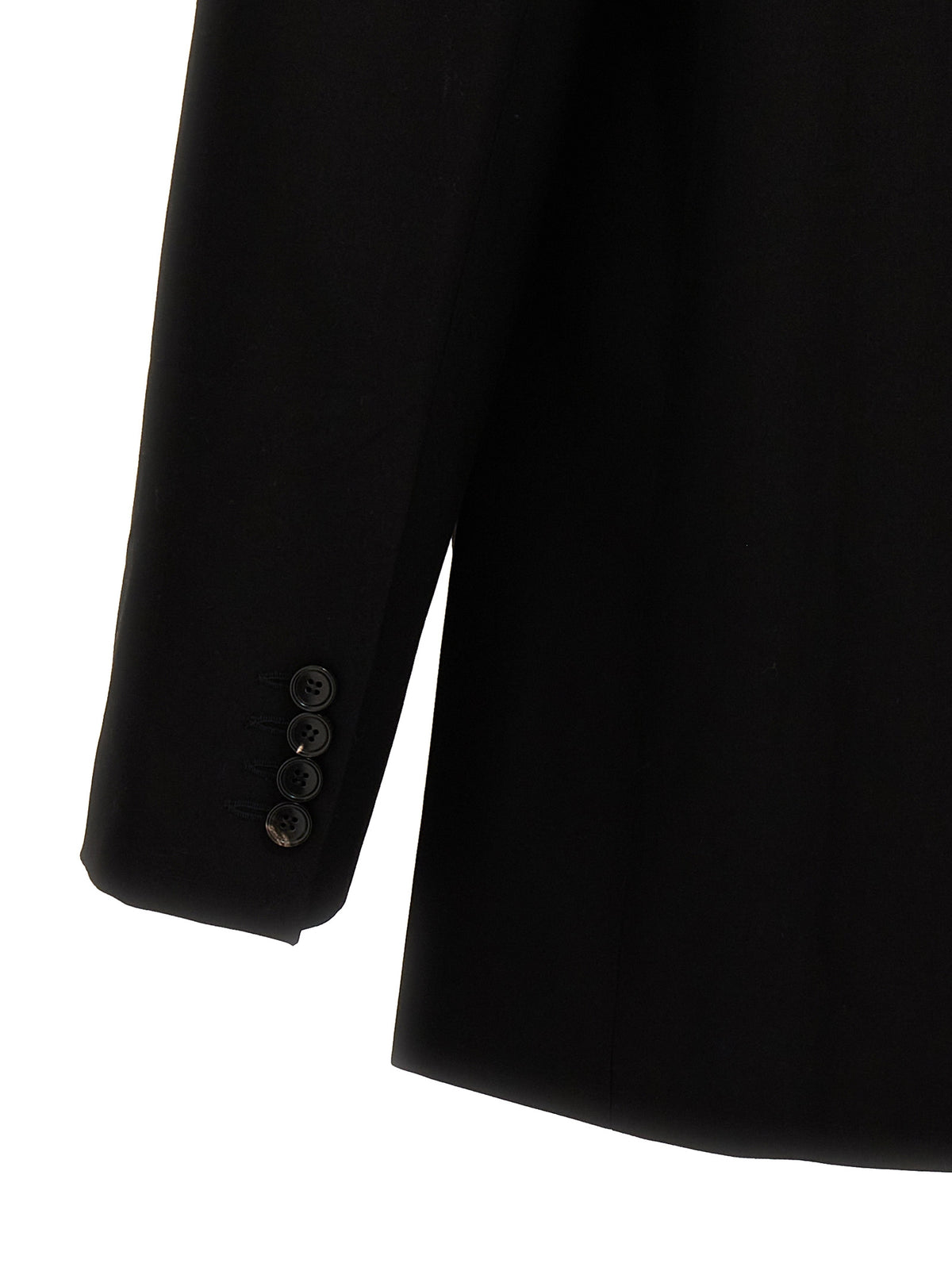 Y/PROJECT Schwarzer Blazer aus reiner Schurwolle