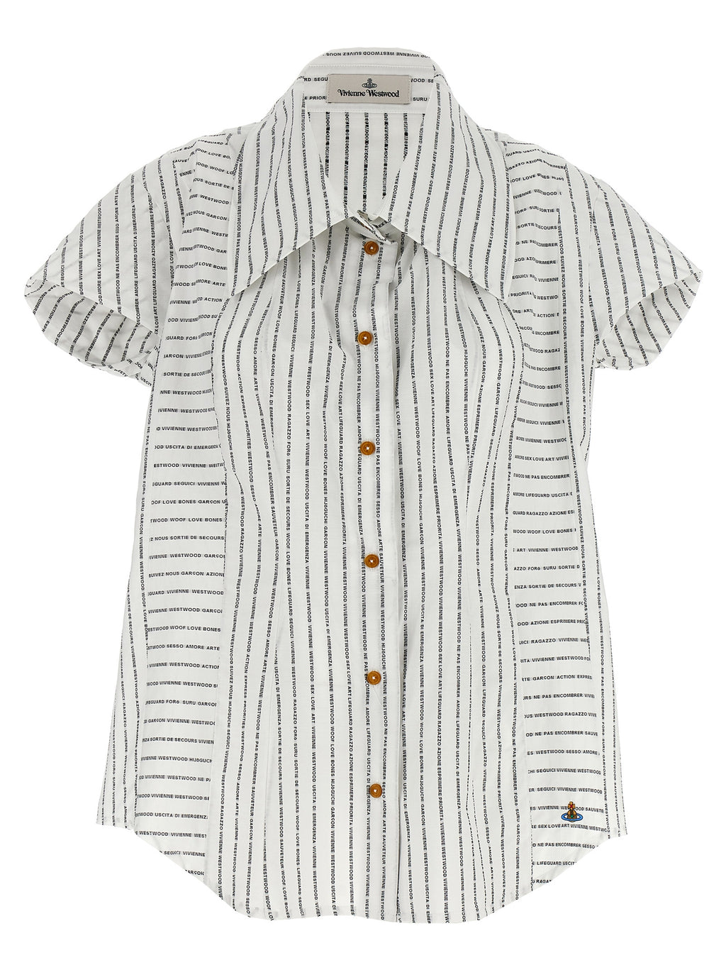Vivienne Westwood Zweifarbige Baumwollbluse