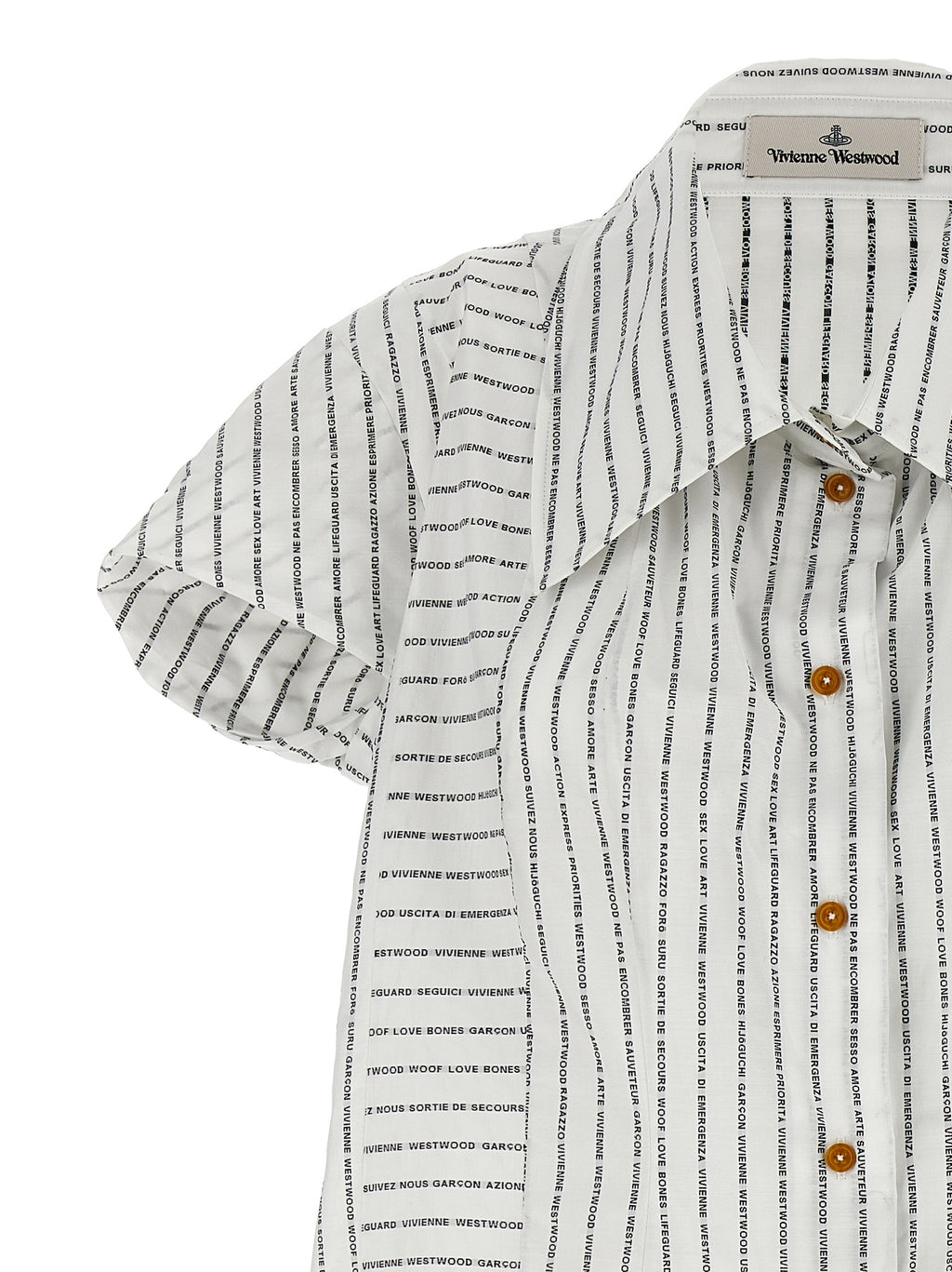 Vivienne Westwood Zweifarbige Baumwollbluse