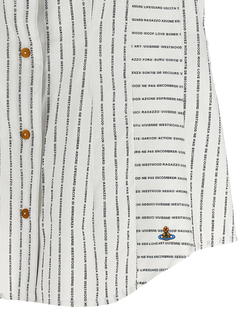 Vivienne Westwood Zweifarbige Baumwollbluse