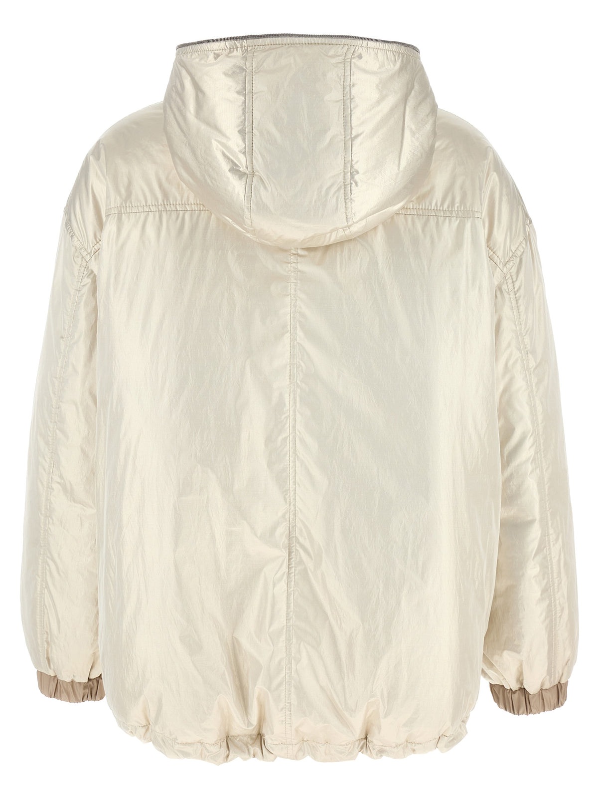 Brunello Cucinelli Beiger Wollmantel