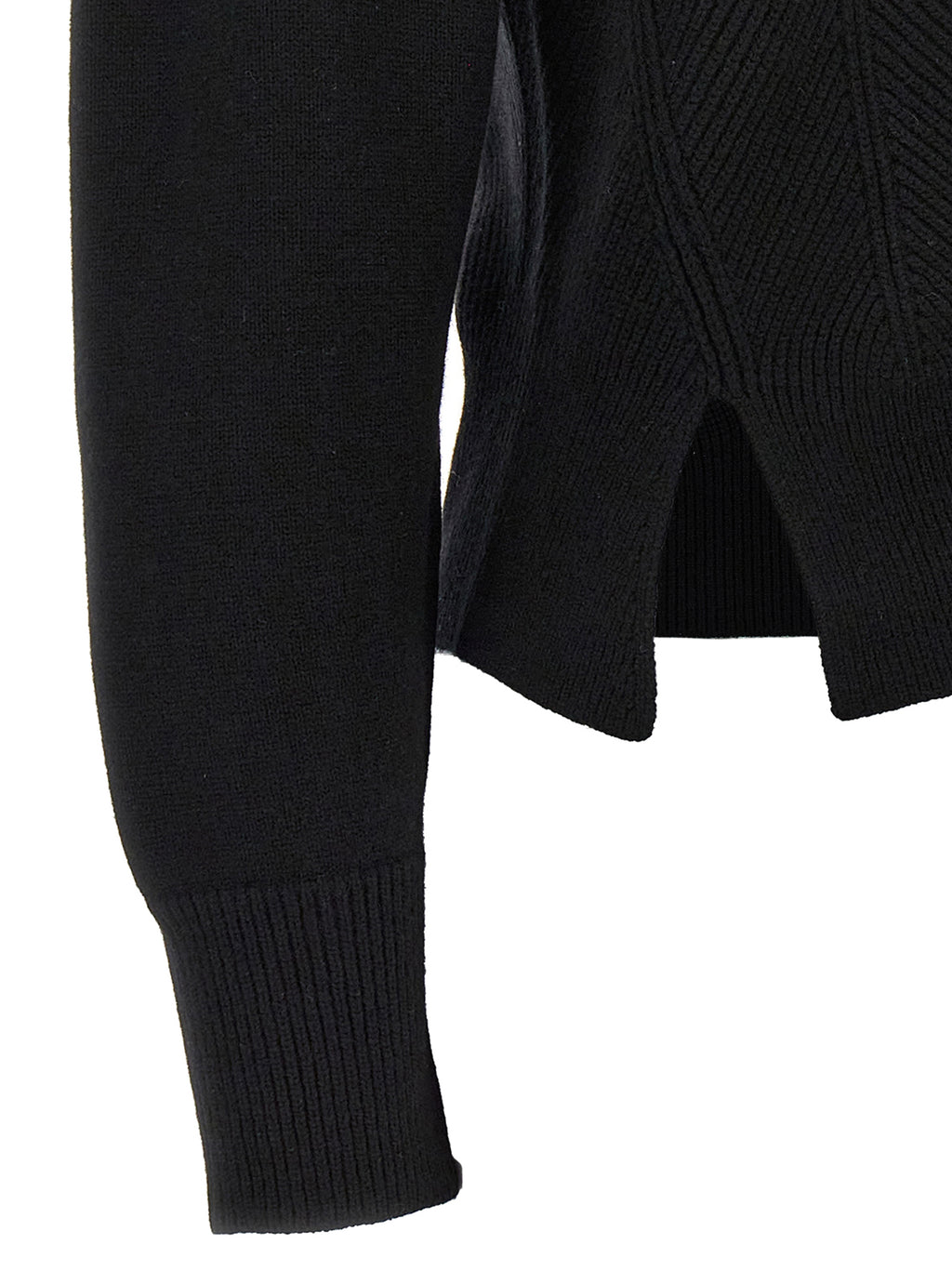Alexander McQueen Schwarzer Wollcardigan