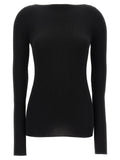Rick Owens Schwarzer Wollcardigan