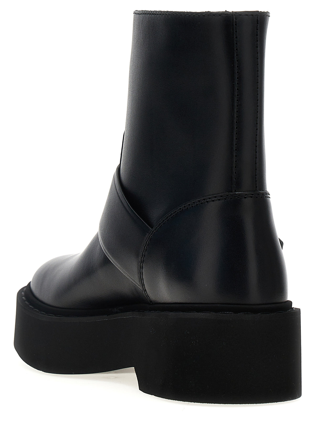 Roger Vivier Schwarze Stiefeletten aus Kalbsleder