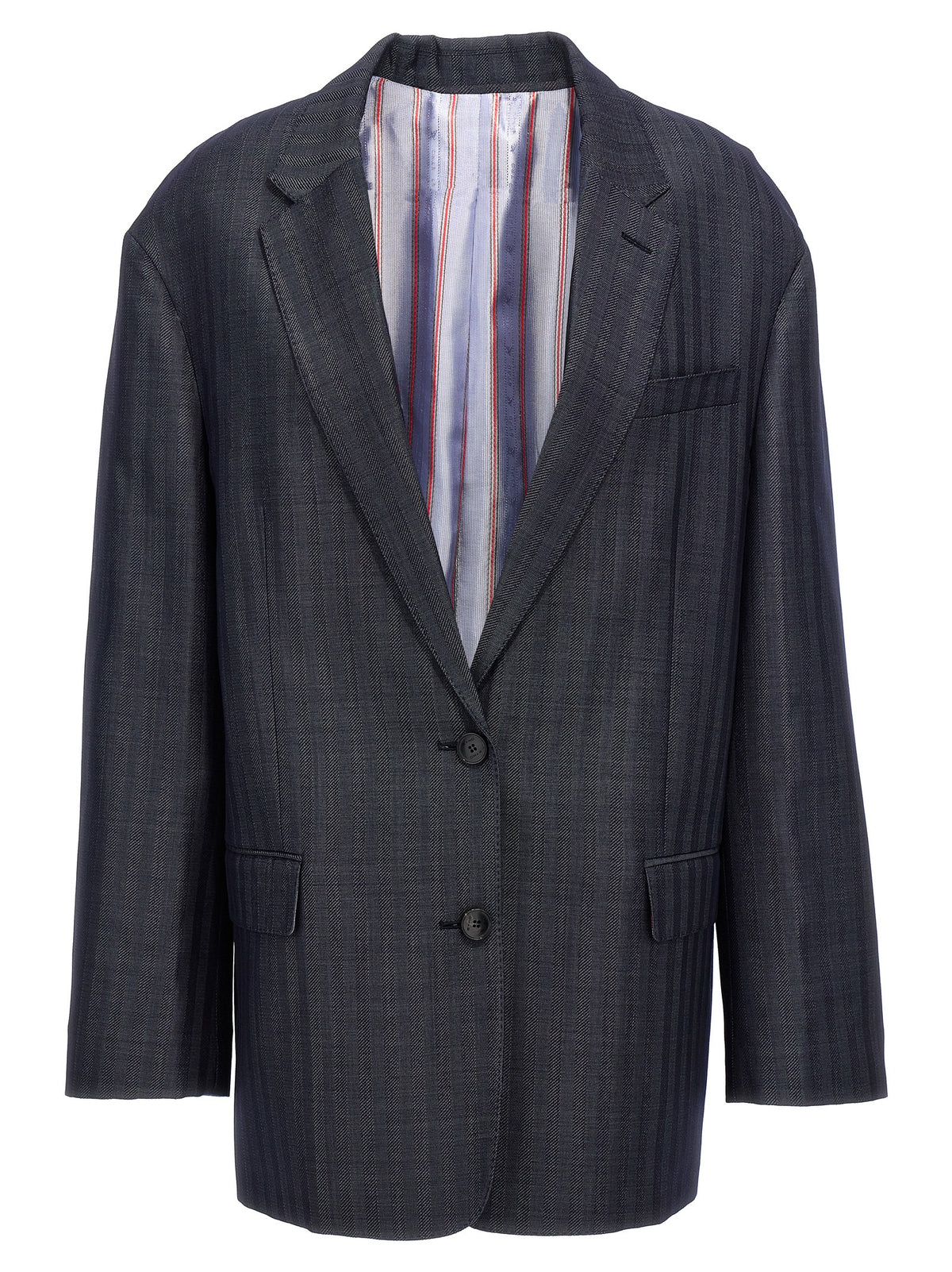 Etro Blauer Wollblazer