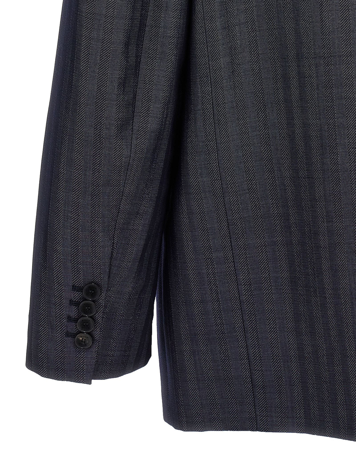 Etro Blauer Wollblazer