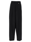 Giuseppe Di Morabito Schwarze Hose aus reiner Schurwolle